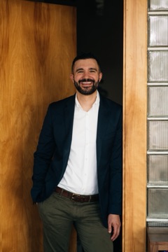 Ryan S. Sultan, MD, standing in a doorway